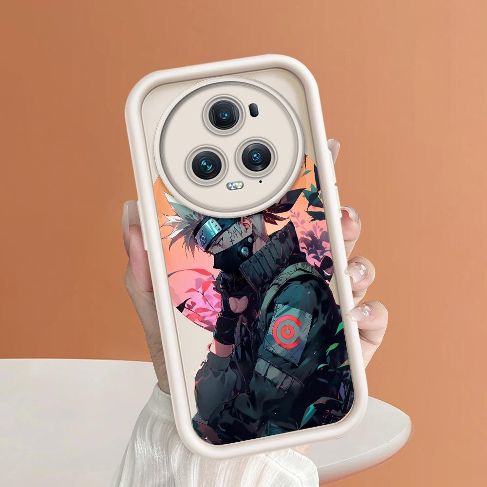 Soft Silicone Square Ladder Printing Pattern Phone Casing Full Cover Camera Shockproof Protection Rubber Case for Huawei Honor