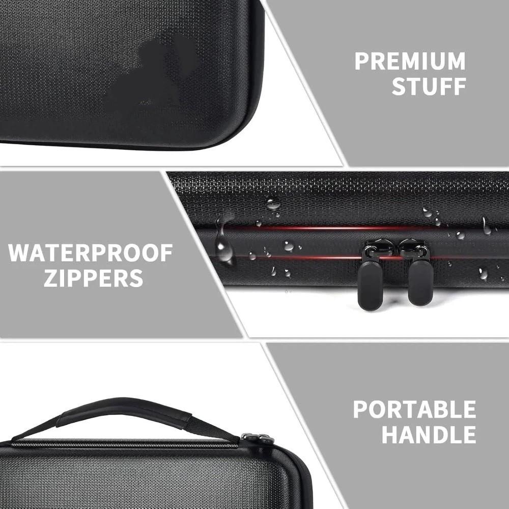 Waterproof Material Portable Key Storage Box Smooth Zipper Design Key Storage Pouch Office Use