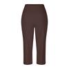 Women's Summer Casual Drawstring Waist Loose Fit Pocketed Capri Pants Lightweight Breathable Fabric Comfortable Fit