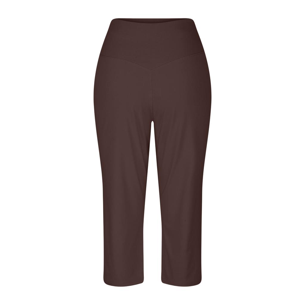 Women's Summer Casual Drawstring Waist Loose Fit Pocketed Capri Pants Lightweight Breathable Fabric Comfortable Fit