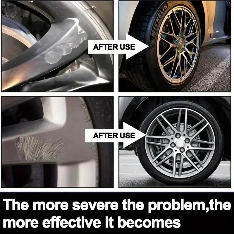 Auto Wheel Scratches Repair Wax Car Tire Retread Polishing Metal Protective Anti-oxidation Maintenance Clean