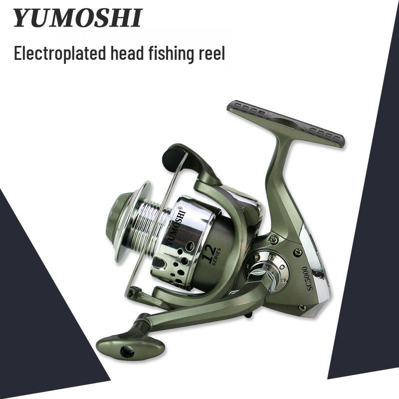 

YUMOSHI Гальванизированная Спиннинговая Рыболовная Катушка Model 1000