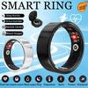Smart Ring For Men Women IP68 Waterproof Sports Tracking Step Count Rings Heart Rate Blood Oxygen Sleep Health Monitor Smartring