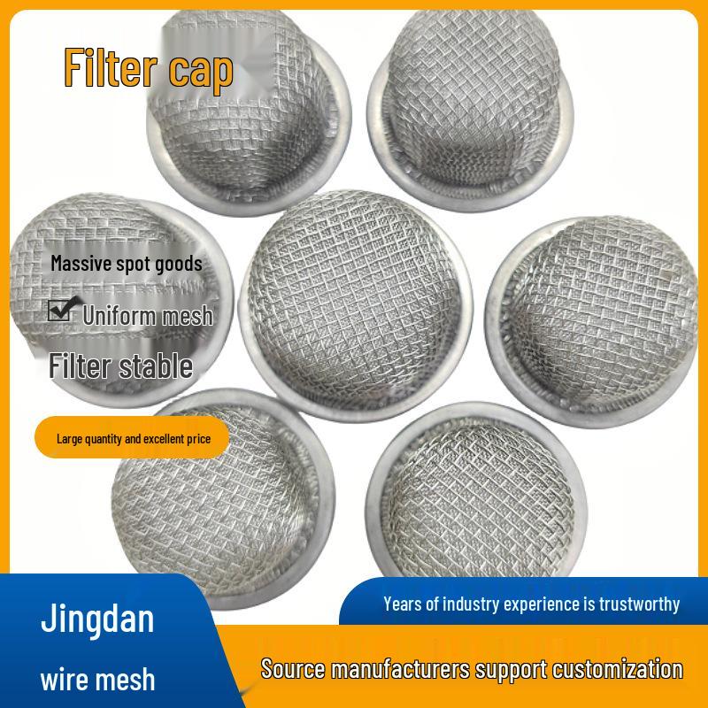Stainless Steel High-Temperature Resistant Filter Cap for Water & Oil with Mesh Screen