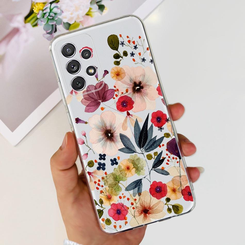 Stylish Soft Silicone Case For Samsung Galaxy A33 A53 A73 5G Clear TPU Phone Back Cover For Samsung A73 A53 A33 A336B A53B A736B