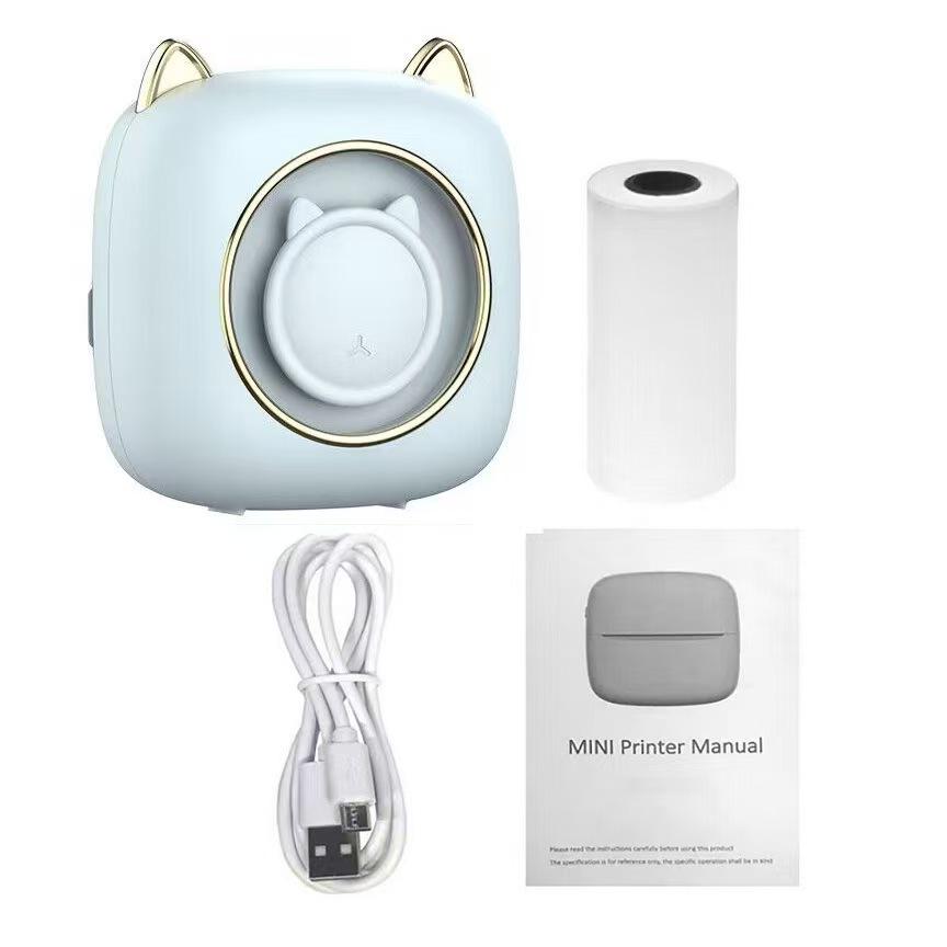 Mini Photo & Label Printer for Homework & Barcode Organization