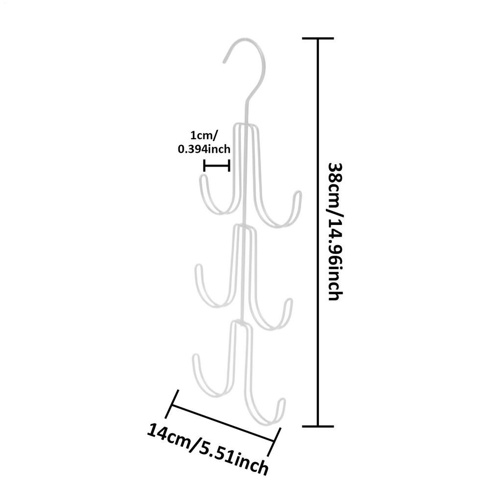 Purse Hanger Iron Bag Hanger for Closet Multi-layer Storage Rack Handbag Organizer for Daily Display Scarves Belts Hat Wardrobe