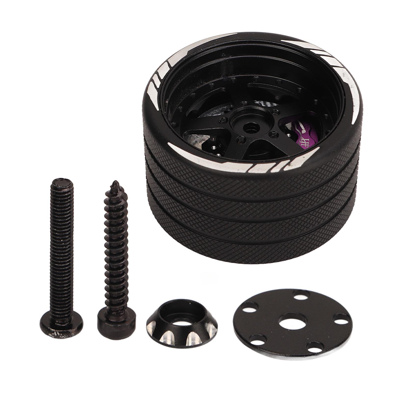 

RC Transmitter Steering Wheel Aluminum Alloy Trigger One Handed Control Adapter for FLYSKY NB4 RC