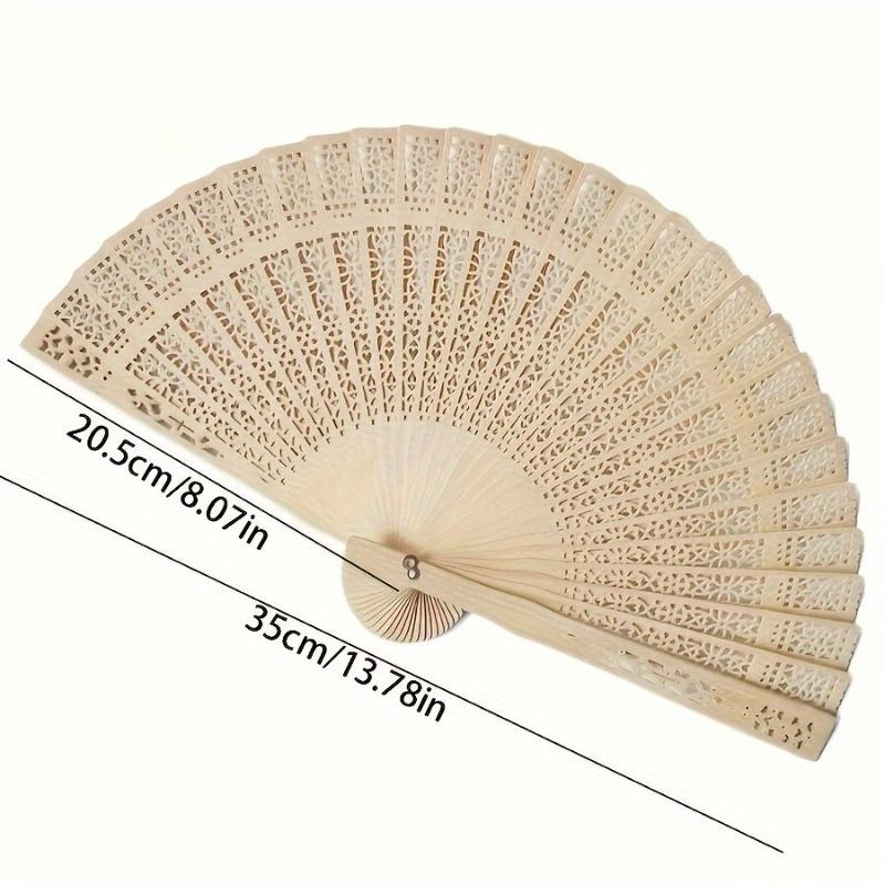Модный свадебный ручной ароматный партийный резной складной веер китайский веер винтажный полый антикварный складной веер подарки