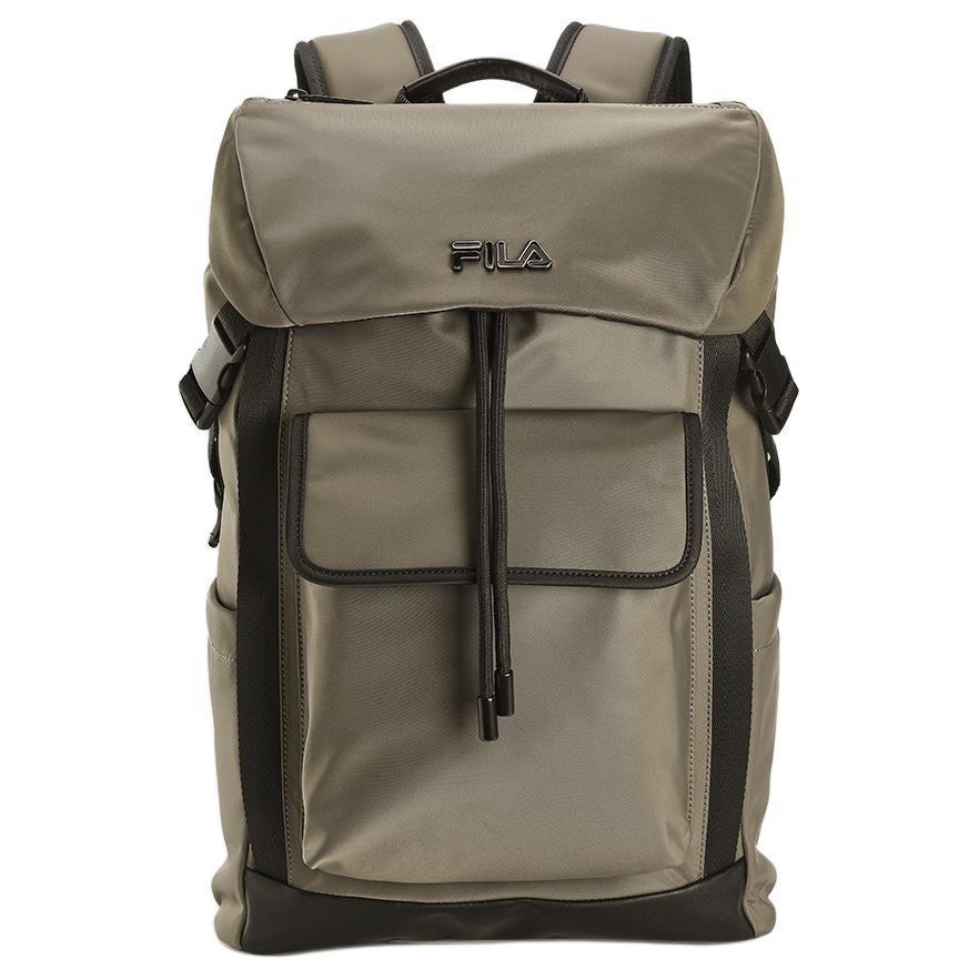 FILA Casual Sports Backpack With Flap Closure Men Backpack Army-Green F13M448102FLK Army Green
