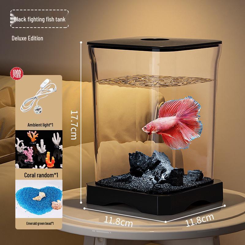Douyu Small Goldfish Tank for Home and Office Décor