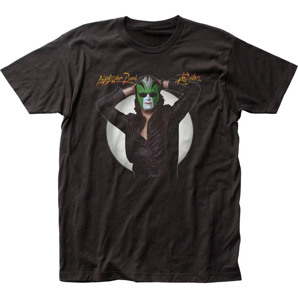 Steve Miller Band The Joker Mens T Shirt Rock And Roll Classic Band Tee Black