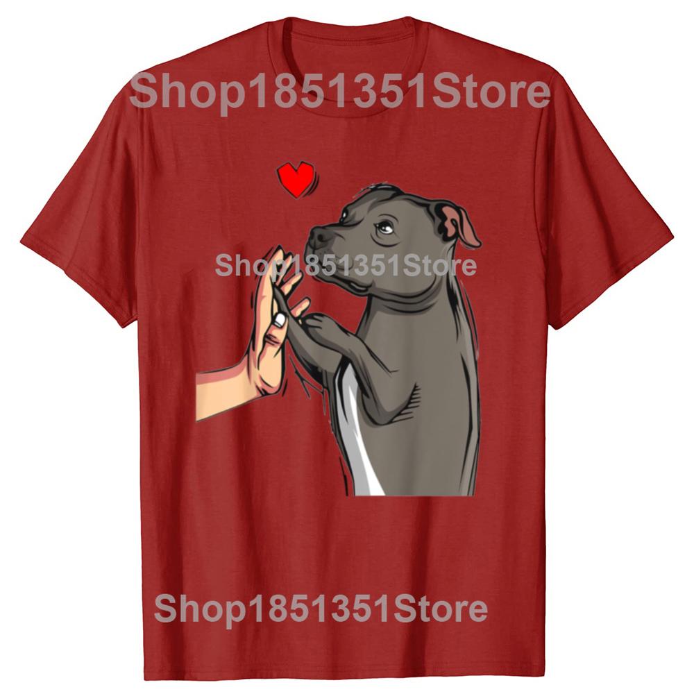 

Funny Staffordshire Bull Terrier Love Dog Mom Graphic Tshirts Men Fashion Casual Tshirt 100 Cotton Loose Oversized T Shirt S
