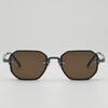 Oversized Retro Punk Sunglasses for men Business Stylish Travel Driving UV400 Protection Plastic Eye-Protecting Sunglasses