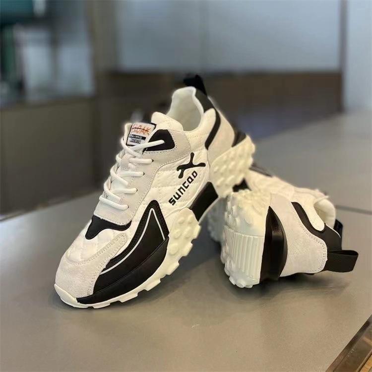 

Спортивная обувь мужская осенняя новая мужская обувь для папы дышащая модная обувь для бега 45 белый