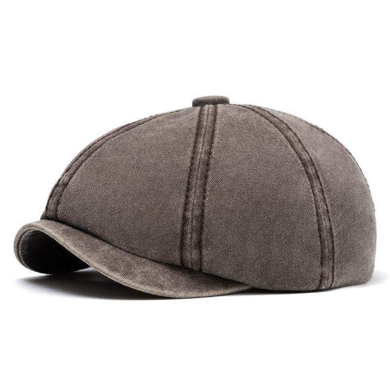 

Весенняя хлопковая восьмиугольная кепка женская британская берет мужская кепка Paintsman с утиным язычком винтажная кепка Newsboy кофейный
