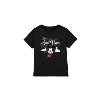 Childrens/Kids Italian Mickey Mouse Fireworks New Year T-Shirt