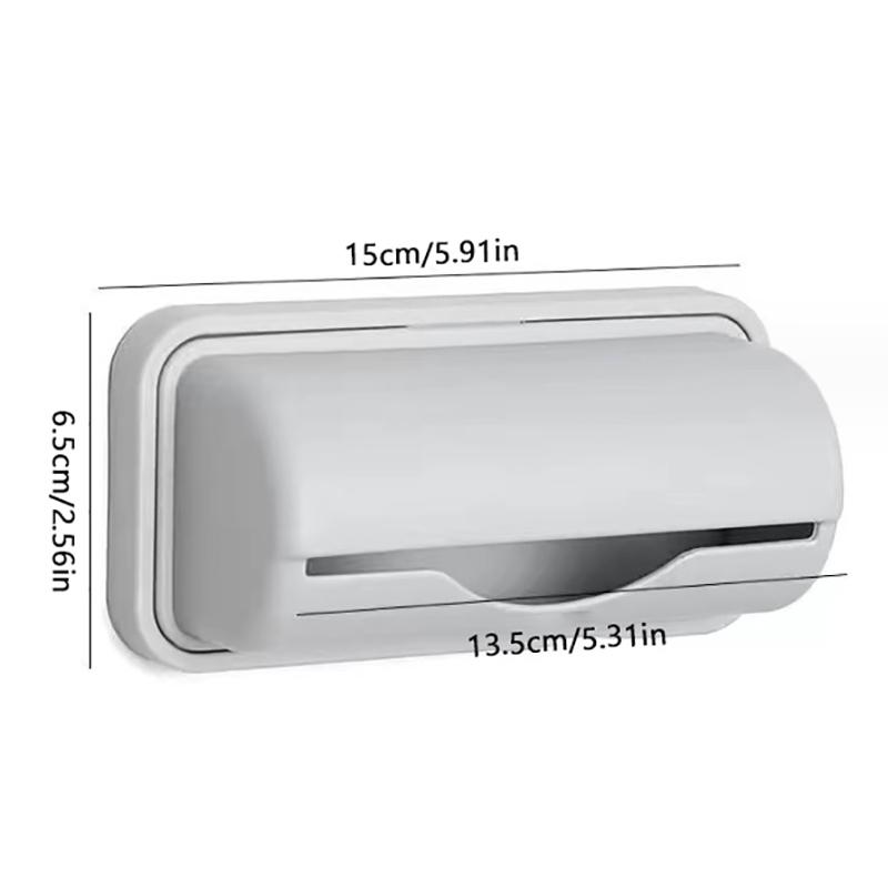 Wall Mount Trash Bags Storage Box Garbage Bag Dispenser For Kitchen Bathroom Plastic Bags Container Organizer Grocery Bag Holder