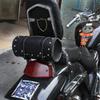 Leather Motorcycle Saddlebags Storage Tool Bag Universal Fork Bags Easy Install