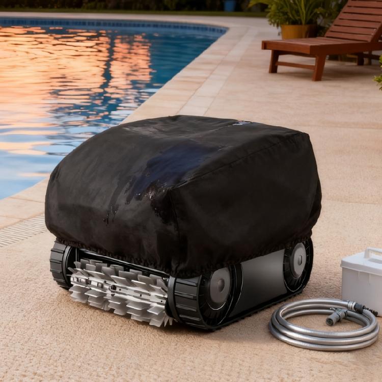 Swimming Pool Cleaner Dust Guard Cover High Elasticity Polyester Fabric Full Coverage Protections For Most Cleaners