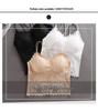 Soutien-gorge Camisole Push-Up Dentelle Papillon - Haut Bandeau Sans Dos Élégant pour Femmes