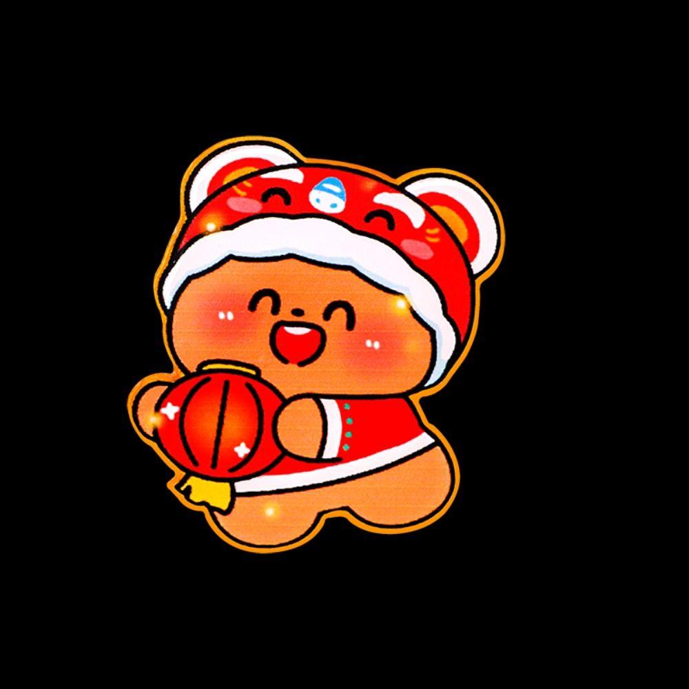 Loong Lion Dance Brooch Lucky Chinese Style Pin Cartoon New Year Badge  Girl