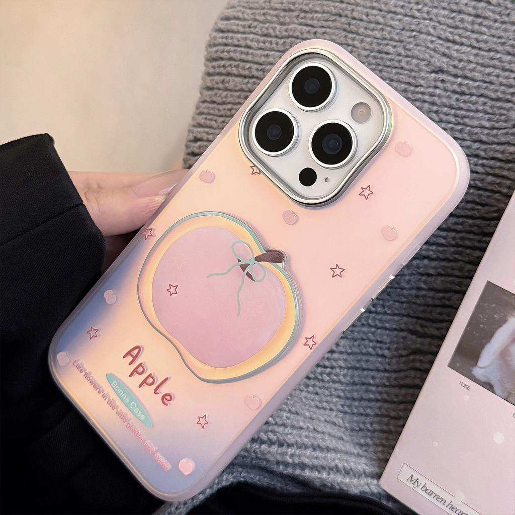Laser IMD Suitable for iPhone 17 Phone Case 16 Pro Max 3D Pink Apple 11 Anti-drop 14 Korean Style 13