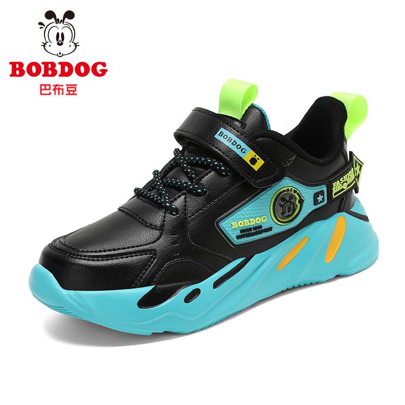 

Babu bean boys shoes 2025 new autumn and winter velvet two cotton shoes boys older children leather children s sports shoes 40