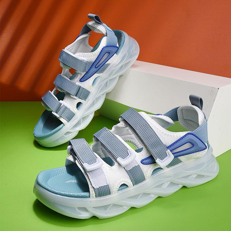 

Сандалии 2025 лето новые мужские трендовые нескользящие на толстой подошве для улицы спортивные и для отдыха пляжная обувь обувь для вождения 39