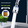360° Rotating Splash-Proof Kitchen Faucet Filter & Showerhead Extender