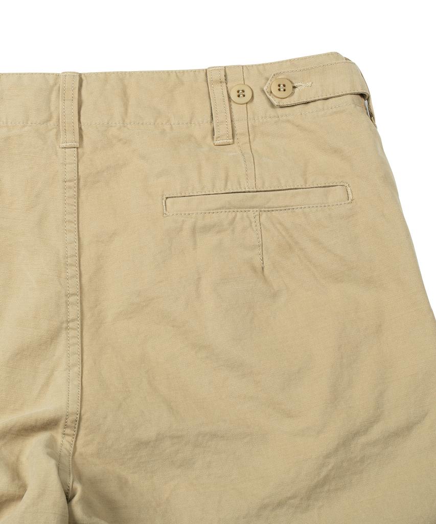 Oldeubi Vtg Flat Front Officer Chino Bleached Sand