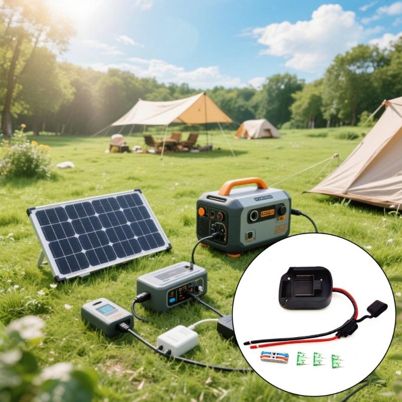 MultiPurpose 18V 21V Battery Converter Battery Adapter Fuse Protections Stable Voltages Output for 18V/21V Battery BL183