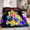 1pc Adventure Time Blanket Lightweight Flannel Throw For Sofa, Bed, Travel, Camping, Livingroom, Office, Couch, Chair, And Bed