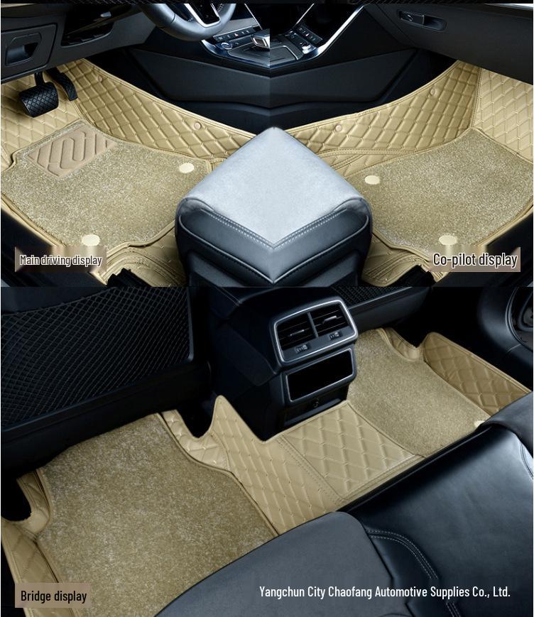 Floor Mats Compatible with Toyota Camry, Corolla, Highlander, Reiz, RAV4, Crown, Levin, and More Models