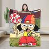 Parappas The Rappers Blankets Quality Super Warm  Throw Blanket Winter Airplane Travel Couch Chair Funny Bedspread