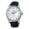 100 Meters Waterproof Automatic Leather Strap 40.2mm Men's Watch White Dial SPB401J1