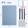 A4 Erasable Whiteboard Notebook: Portable A5 Writing & Memo Board for Learning and Drafting