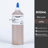 500ml Čtvercová láhev Akrylová barva pro dětské graffiti, Malování sádrových panenek a Omalovánky pro mateřskou školu