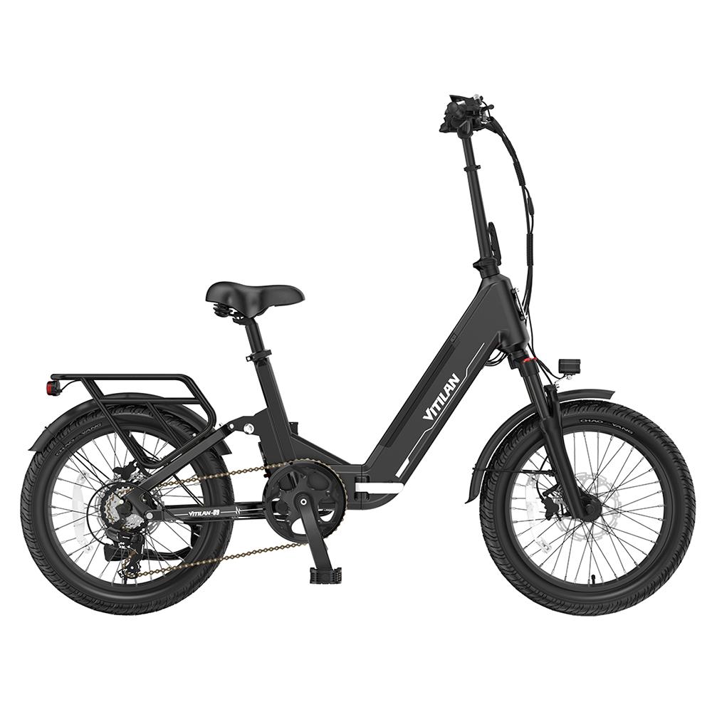 VITILAN U9 Folding Electric Bike 960W Motor 48V 15Ah LG Battery Torque Sensor Full Suspension Commuter Ebike