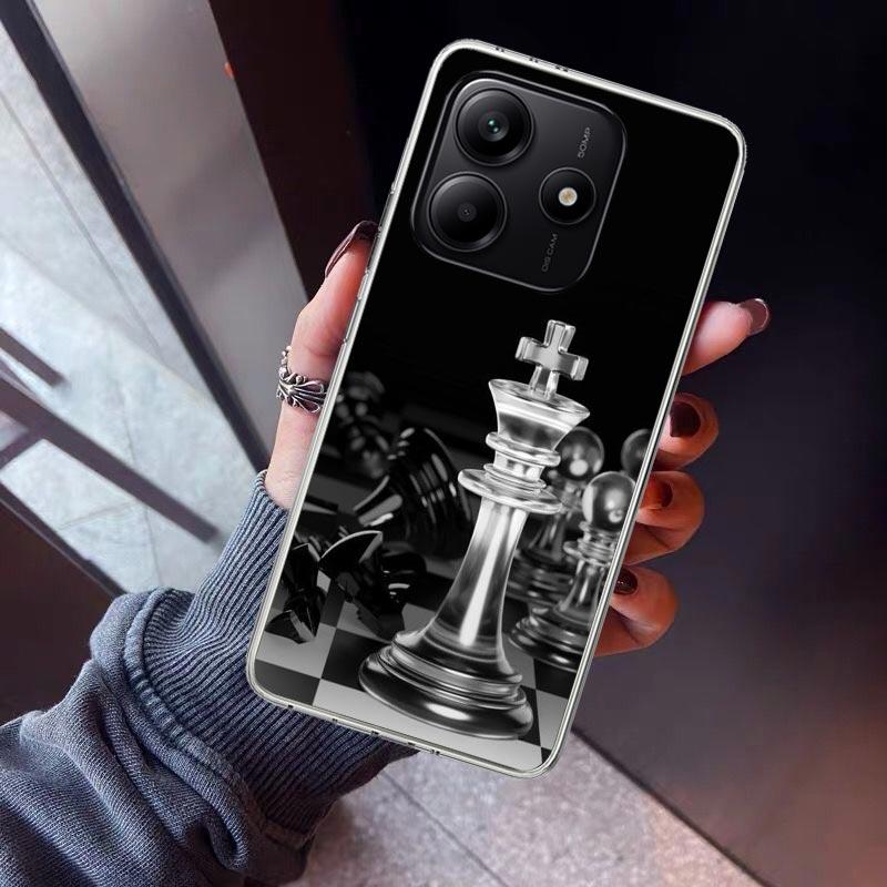 Competitive Chess Game Phone Case For Xiaomi Redmi Note 15 14 14S 13 12S 12 Pro Plus 11S 11 10S 10 4G Cover 11E 11T 5G Print Fun
