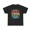 Shut Your Cornhole Graphic T Shirt Mens Womens Tees Top Funny Unisex Heavy Cotton Tee
