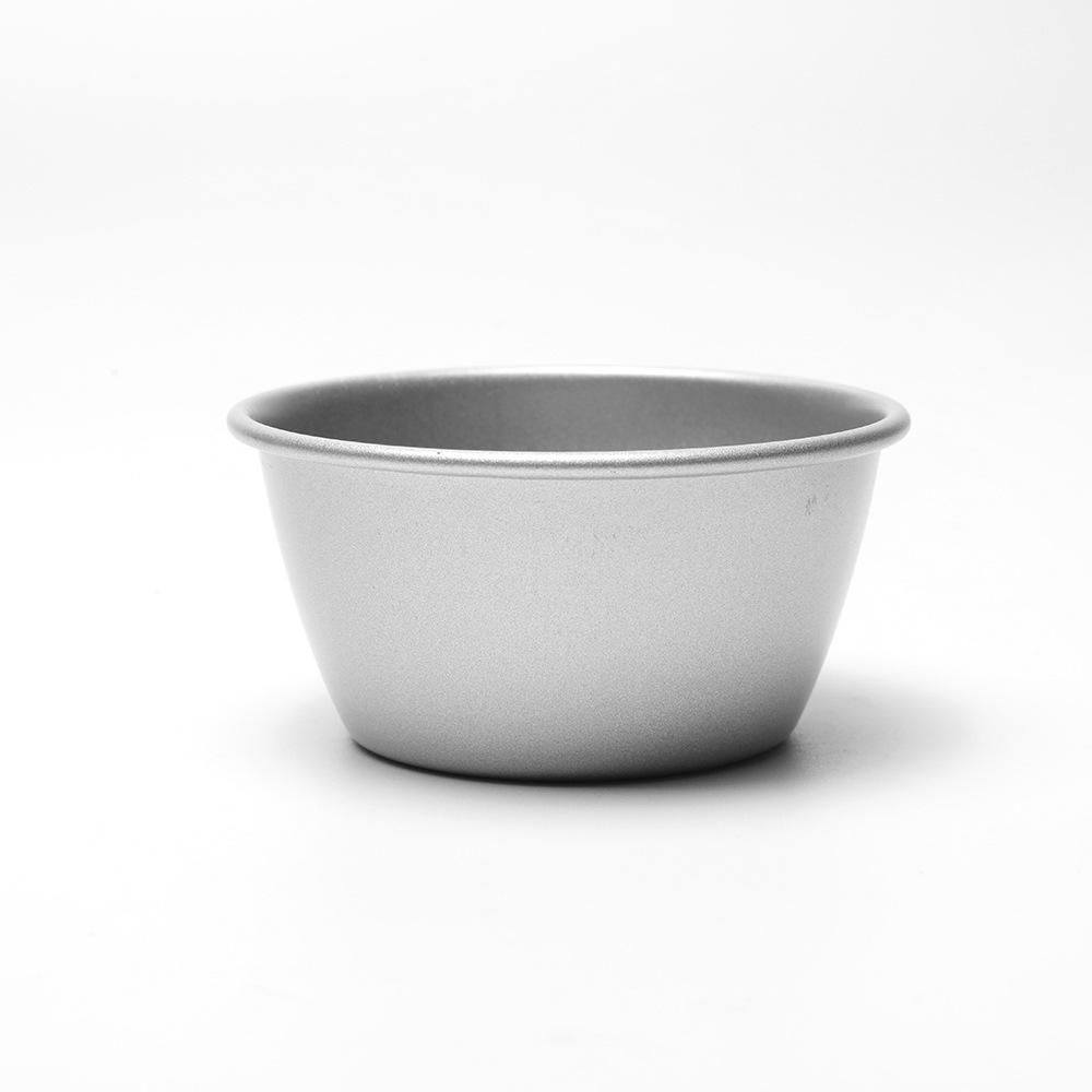 Mini Cup Shape Smooth Plain Aluminium Alloy Bakeware, Cheese Pie Pan, Jelly Tart Mold, Cupcake Tin for Oven, 10Pcs, 5.2cm