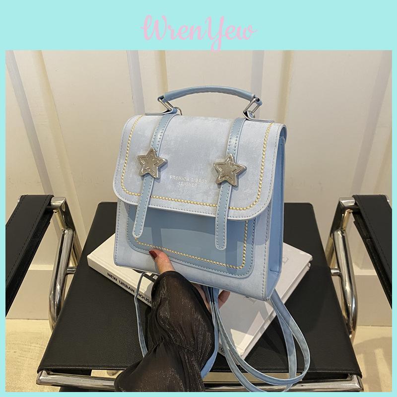 Streetwear Pu Material Small Backpack For Daily Use With Durable Stitching
