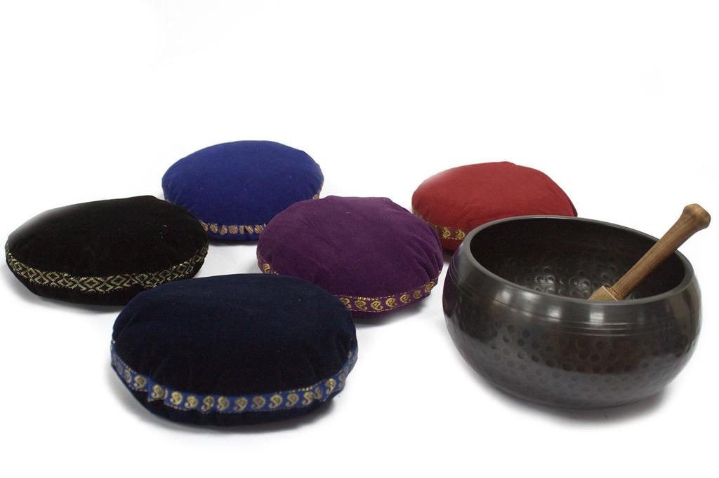 Singing Bowl Cushion Velvet 11 Cm