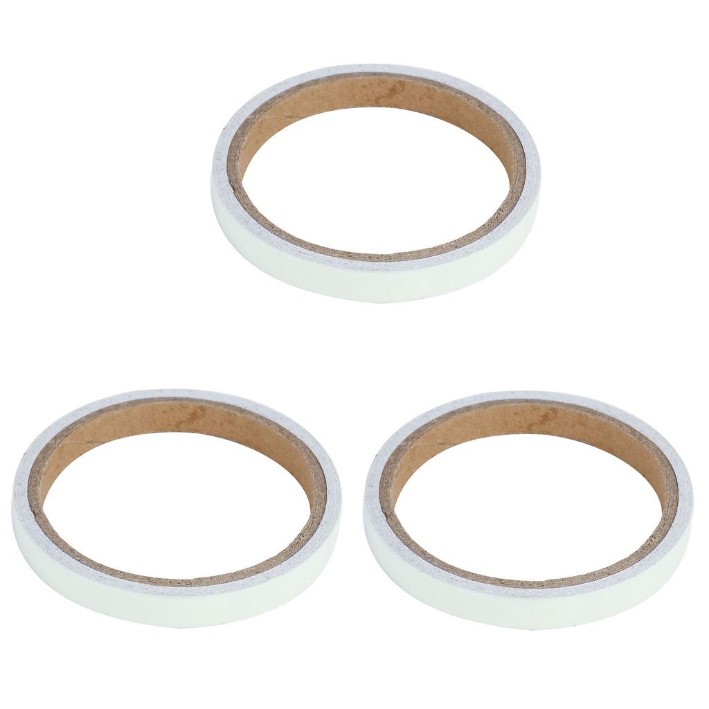 10Pcs Luminous Tape SelfAdhesive Stage Fluorescent Phosphorescent NonSlip Sticker(Aquamarine Blue 1cmx3meter)