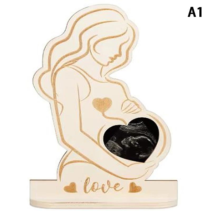Baby Ultrasound Photo Frame Sonogram Picture Frame Pregnancy Gift Baby Announcement Keepsake For Couples New Moms Dady