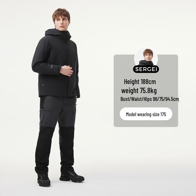 Tanboer Unisex Outdoor Warm 3-in-1 Down Jacket TAF560577A