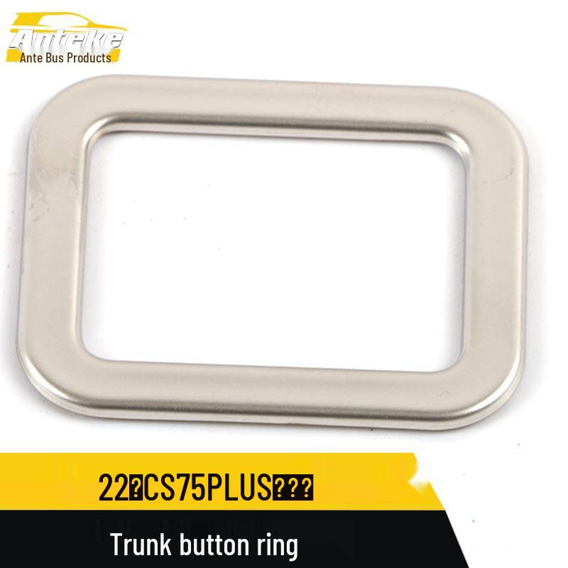 CS75PLUS 2. Generation Edelstahl Kofferraumknopf Ring Dekorativer Aufkleber - Passend für 22 Modelle