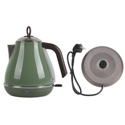 Bollitore Elettrico in Acciaio Inossidabile 1700ml Domestico Stile Retrò Teiera per Bollire l'Acqua