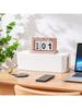 3 Pcs/Set Cable Management Boxes Organizer Strip Charger Wire Cable Storage Box Dust Large Storage Wires Keeper Holders